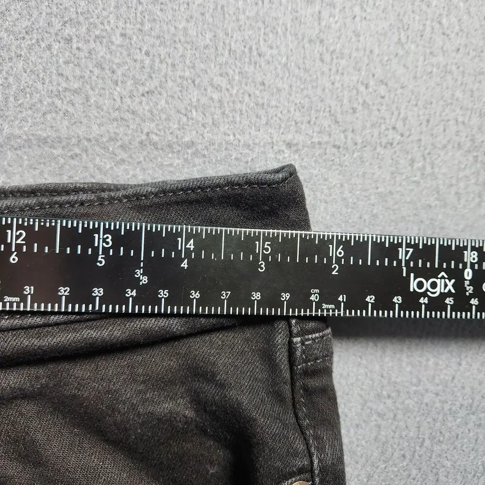 Levi's 502 Irregular Jeans Men 32X32 (31X29) Black Tapered Leg